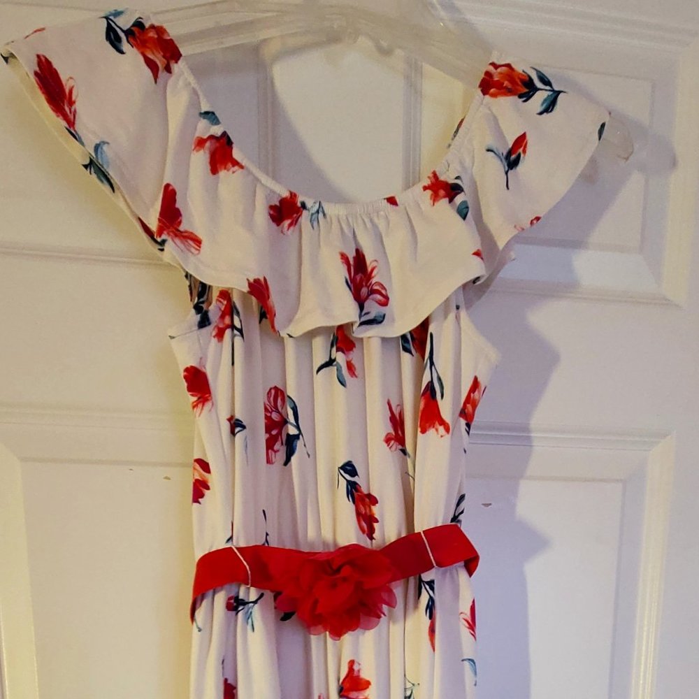 Girls (size 12) Paper Doll high/low dress with shorts